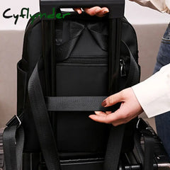 Cyflymder Women Solid Backpack Travel Casual Waterproof Women’s Shoulder Bag Female Large