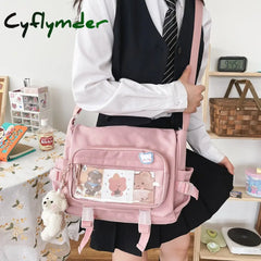 Cyflymder Women’s Bag Messenger Korean Style Female Backpack College Large Capacity Versatile