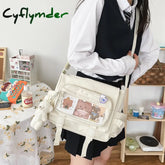 Cyflymder Women’s Bag Messenger Korean Style Female Backpack College Large Capacity Versatile