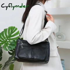 Cyflymder Women’s Bag Trend Korean Handbags Designer Luxury Brand Ladies Shoulder Bags Soft