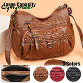 Women's Crossbody Bag Shoulder Bag Hobo Bag PU Leather Outdoor Daily Holiday Buttons Zipper Large Capacity Waterproof Lightweight
