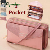 Women's Shoulder Bag Mobile Phone Bag PU Leather Daily Holiday Zipper Adjustable Large Capacity Waterproof