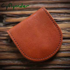 Cyflymder Women’s Small Genuine Leather Coin Wallet Children Mini Purses Hasp Money Clip Clutch Hobo Bags Men Gift