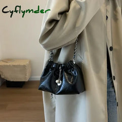 Cyflymder Y2K Millennium Bag Women New High Sense Shoulder Bags Summer Chain Bag Fashion Bucket Bag Messenger Bags