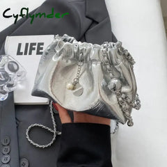 Cyflymder Y2K Millennium Bag Women New High Sense Shoulder Bags Summer Chain Bag Fashion Bucket Bag Messenger Bags