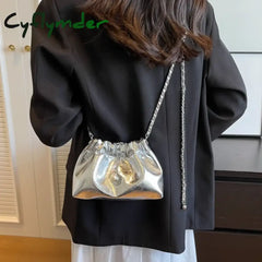 Cyflymder Y2K Millennium Bag Women New High Sense Shoulder Bags Summer Chain Bag Fashion Bucket Bag Messenger Bags