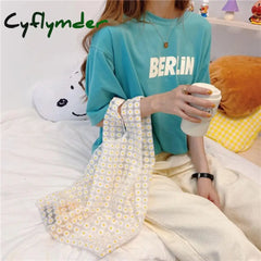 Fancy Spring Summer Newest Trendy Little Daisies Organza Tote Embroidered Handbags For Women Fresh