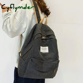 Fashion Backpack Female Women Shoulder Canvas School Bags For Teenage Girls Pure Color Leisure