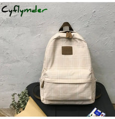 Fashion Girl College School Bag Casual New Simple Women Backpack Striped Book Packbags For Teenage