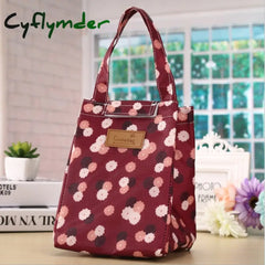 Fashion Lunch Bag Insulated Thermal Lovely Cat Multicolor Breakfast Box Bags Women Portable Hand