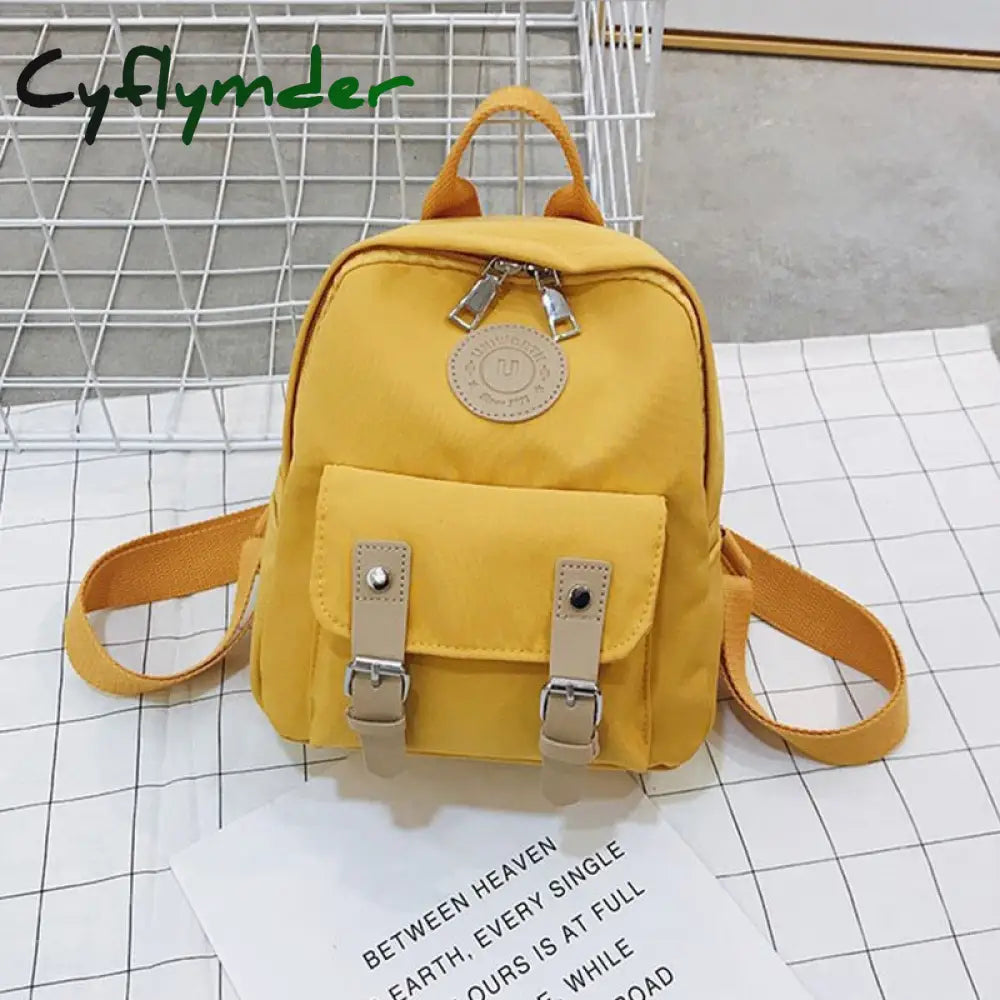 Fashion New Women Backpack High Quality Zipper Female Backpacks Small Teenage School Bag Double