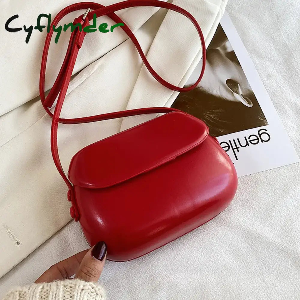 Fashion Women Messenger Bag Pu Leather Small Shell Vintage Shoulder Ladies Handbags Luxury Purse