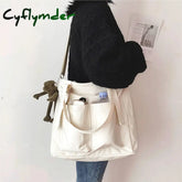 Female Bag Shoppers Simple Fashion Zipper Handbags Shoulder Waterproof Large Capacity Tote Bags