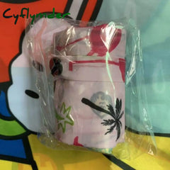 Flamingo Bag Many Colors Polyester Foldable Recycle Shopping Bag Eco Reusable Tote Cartoon Floral