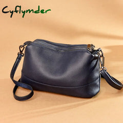 Genuine Leather Real Cowhide New Women Leisure Fashion Bag Women’s Messenger Shoulder Cross Handbag
