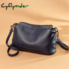 Genuine Leather Real Cowhide New Women Leisure Fashion Bag Women’s Messenger Shoulder Cross