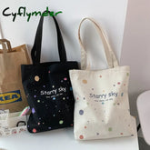 Handbag For Women Tote Bag Shoppers Designer Japanese Style Fashion Large Capacity Starry Sky Girls