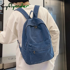 High-Capacity Tooling Ins Canvas Women’s Backpack For Girls Boys Cute High School Bags Teens New