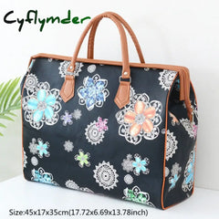 High Capacity Travel Tote Bag Woman Weekend Overnight Short Excursion Clothes Cosmetic Duffle