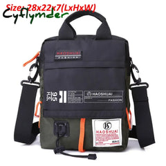 High Quality Men Handbags Nylon Travel Waterproof Shoulder Bags Multi-Function Large Business
