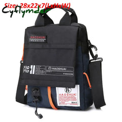 High Quality Men Handbags Nylon Travel Waterproof Shoulder Bags Multi-Function Large Business