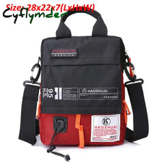 High Quality Men Handbags Nylon Travel Waterproof Shoulder Bags Multi-Function Large Business