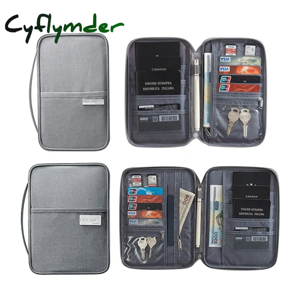 Hot Travel Wallet Family Passport Holder Creative Waterproof Document Case Organizer Accessories