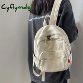 Japanese Girl Small Backpack Women Vintage Canvas School Bag For Teens Female Original Niche