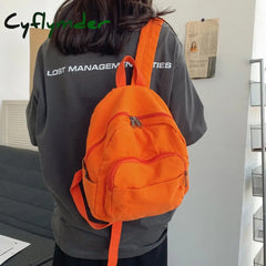 Japanese Girl Small Backpack Women Vintage Canvas School Bag For Teens Female Original Niche