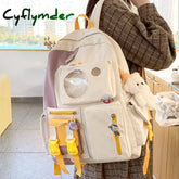 Joypessie Fashion Waterproof Women Backpack Cute Nylon Rucksack Bookbag For Teenager Kawaii Girls