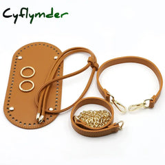 Kzfashion Diy Handmade Backpack Bag Accessories With Bags Strap Bottom Drawstring Bunches Leather