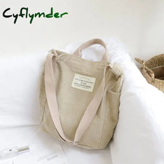 Large Capacity Cloth Handbag Tote Female Crossbody Messenger Bags Ladies Simple Canvas Purses Women