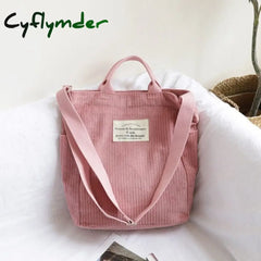 Large Capacity Cloth Handbag Tote Female Crossbody Messenger Bags Ladies Simple Canvas Purses Women