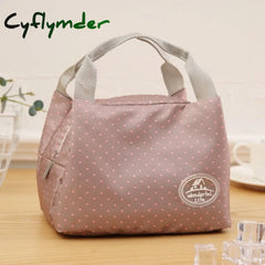 Lunch Bag Insulated Cold Stripe Picnic Carry Case Thermal Portable Box Bento Pouch Container Food