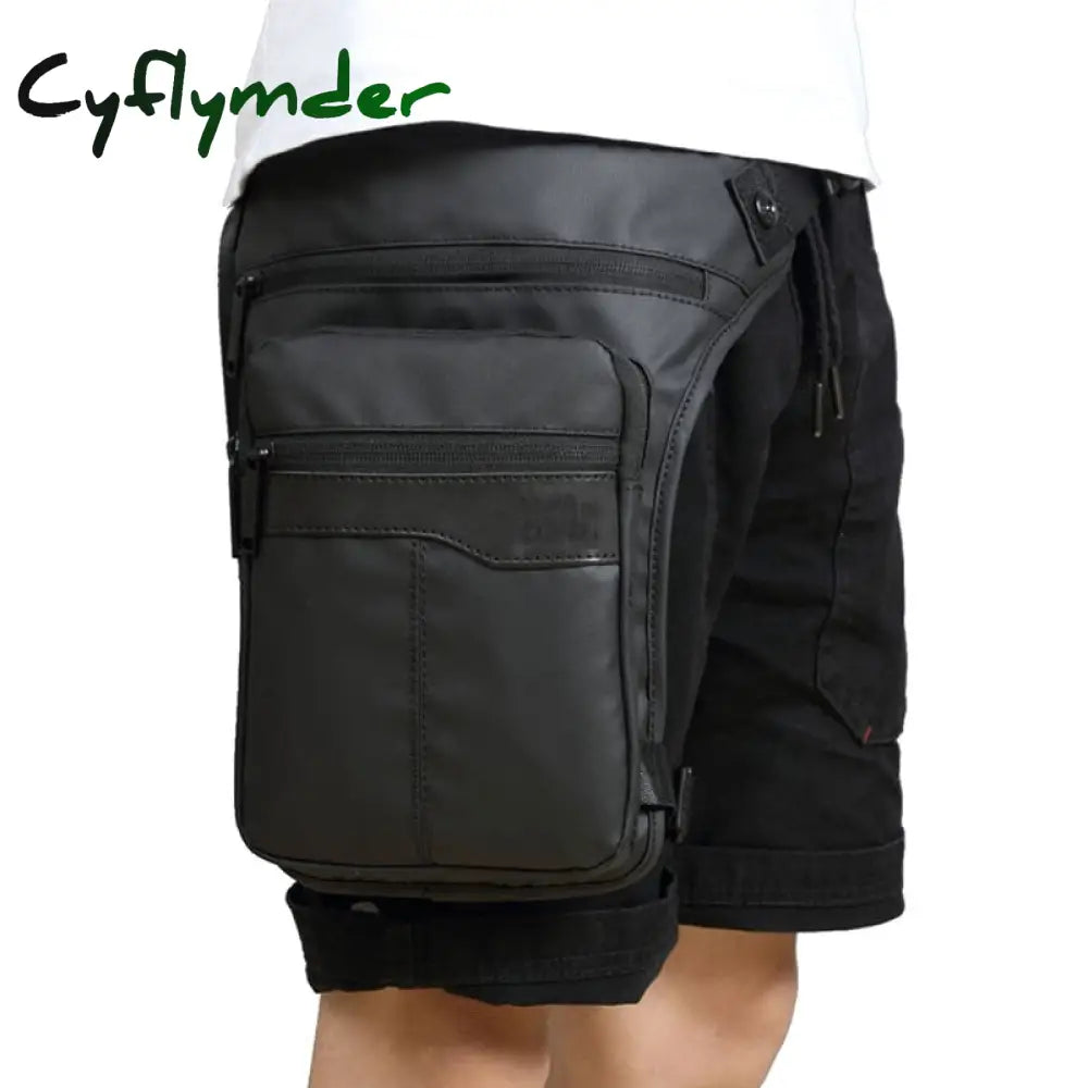 Men Waterproof Thigh Bag Waist Pack Fanny Packs Outdoor Riding Motorcycle Crossbody Hip Belt