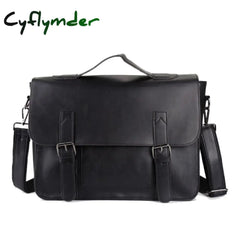 Men’s Laptop Leather Briefcases Business Handbags Messenger Bag Large Vintage Crazy Horse Handbag