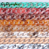 New Acrylic Resin Chain Bag Strap For Handbags Women Gold Purse Chains Plastic Bags Accessories