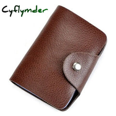 New Arrival Genuine Leather Business Card Case Women’s Id Bag Female Credit Holder 26 Bank Cards