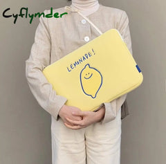 New Korea Ins Ipad Pro 11 Laptop Case Korean Fashion Lemon Cartoon 13 15 Inch Tablet Protective