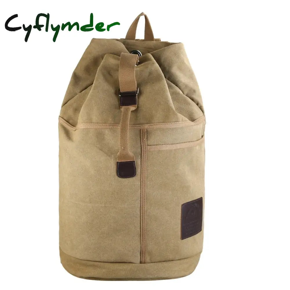 New Large Capacity Travel Backpacks Male Luggage Canvas Bucket Shoulder Bag Man Duffle Bags Men