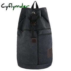 New Large Capacity Travel Backpacks Male Luggage Canvas Bucket Shoulder Bag Man Duffle Bags Men