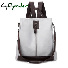 New Multifunction Backpack Women Pu Leather Large Capacity School Bags For Girls Fashion Female