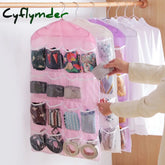 New Portable 16 Grid Closet Multi-Role Hanging Bag Socks Bra Underwear Rack Hanger Storage