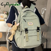 New Waterproof Nylon Women Backpack Korean Japanese Fashion Female Students Schoolbag Multilayer