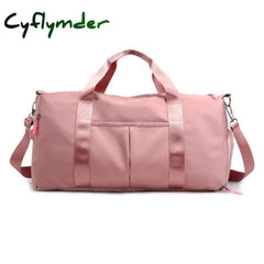 Outdoor Waterproof Nylon Sports Gym Bags Men Women Training Fitness Travel Handbag Yoga Mat Sport