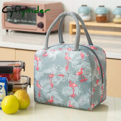 Portable Lunch Bag Thermal Insulated Box Tote Cooler Handbag Bento Pouch Picnic Dinner Container