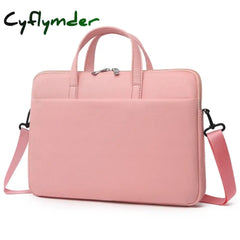 Pu Leather Laptop Bag 13 14 15.6 Handbag For Macbook Air Pro 15 16 Women Shoulder Briefcase