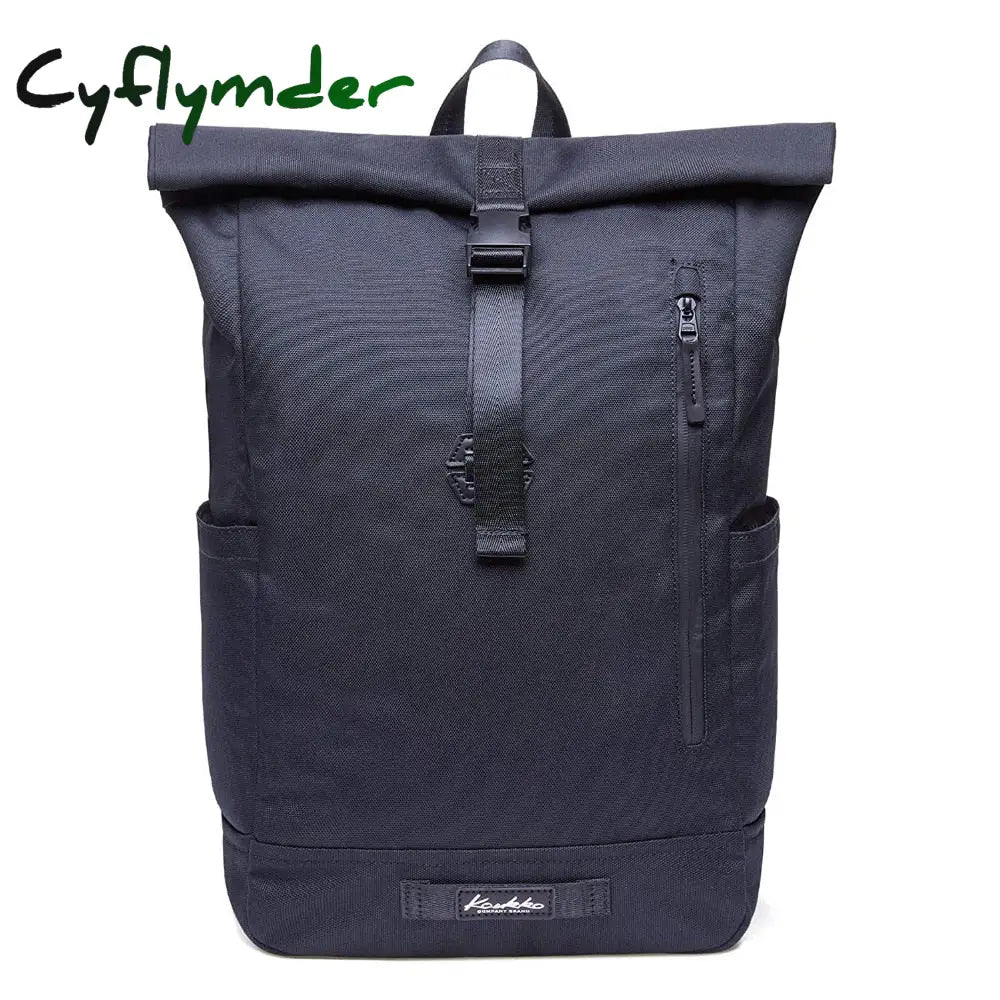 Roll Top Backpack Casual Vintage Daypack School Backpack For Teenager Shoulders Bag Men Women