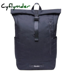 Roll Top Backpack Casual Vintage Daypack School Backpack For Teenager Shoulders Bag Men Women