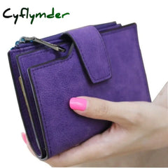 Short Wallet Women’s Leather Genuine Small Zip Purse Coin Sac Femme Luxury Brand Porte Feuille